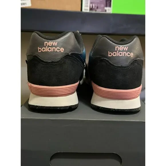 New Balance 574 Black Pink / Size 6Y (7.5W) / Brand New - Picture 4 of 9